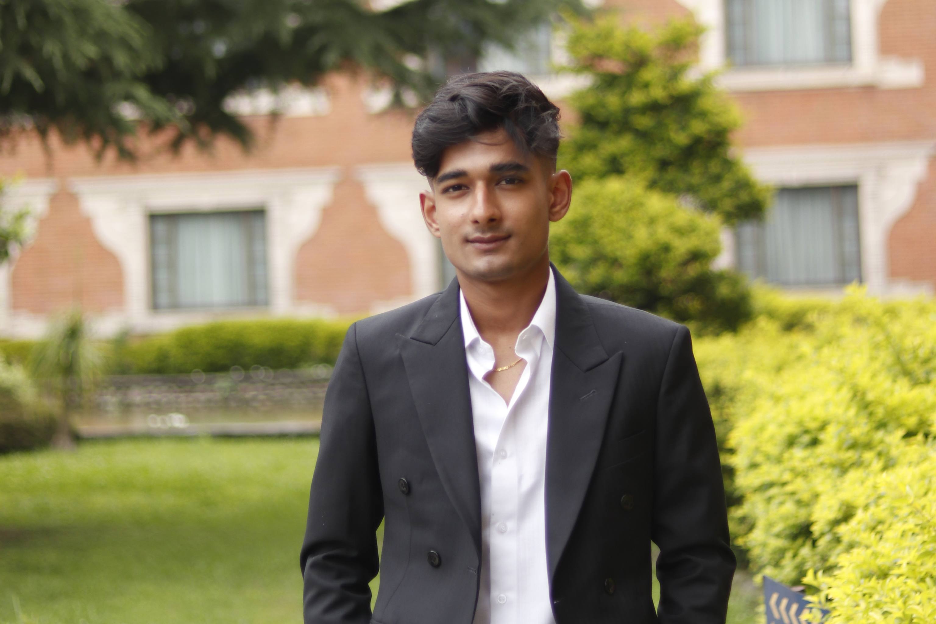 Portrait of Aman Khadka, a full-stack developer with expertise in cybersecurity